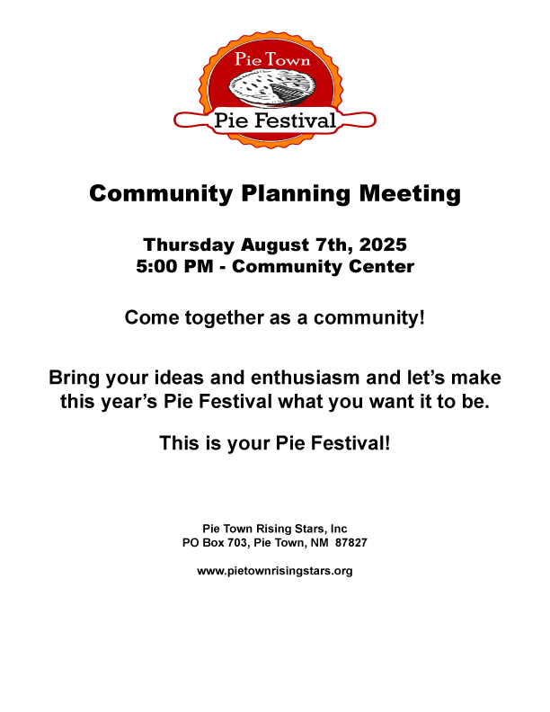 Pie Festival vendor map